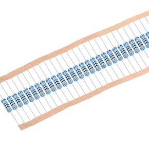 uxcell 30Pcs 3K Ohm Resistor, 1W 1% Tolerance Metal Film Resistors, Lead, 5 Bands for DIY Electronic Projects and Experiments