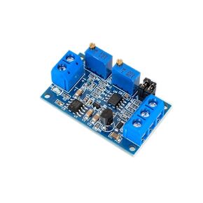 Blue Current to Voltage Module 0/4-20mA to 0-3.3V5V10V Voltage Transmitter Signal Converter Communication Integrated Circuits