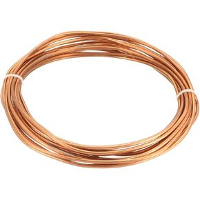 uxcell Refrigeration Tubing, 3/32" OD x 3/64" ID x 16 Ft Soft Coil Copper Tubing