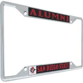 Desert Cactus San Diego State University SDSU Aztecs Metal License Plate Frame for Front or Back of Car Officially Licensed (Alumni)