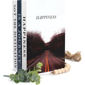 Decorative Books for Home Decor，Hardcover Fake Decorative Books for Coffee Table/Shelves with No Pages ， Faux Books for Decoration，Decoration Books,Large Book Decor, Bookends
