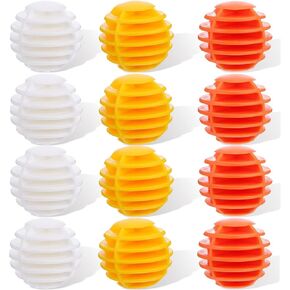 AOMAG Practice Golf Balls 12 Pack, Limited Flight Colored golf balls Plastic Golf Balls-Training Golf Balls Airflow Golf Balls for Swing Practice Driving Perfect for Backyard, Basement & Indoors.