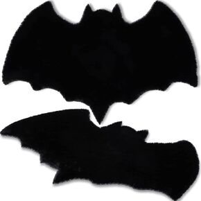 Bat Rug Halloween Rug Gothic Rug Welcome Mat Soft Indoor Modern Area Rugs for Living Room Children Bedroom Home Decor Nursery Holiday Decorative