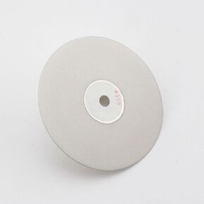 6 inch Diamond Coated Disc Flat Grit 500 High Density Lapidary Wheel Disc for Glass Jewelry Tool Grinding Sharpening Metal Back 1/2 Arbor (Grit500)
