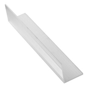 Eowpower 1 Pieces 3" x 3" x 1/4" Aluminum Angle 12 inch Long, 6063 A6063 Mill Stock, 1/4" Thick