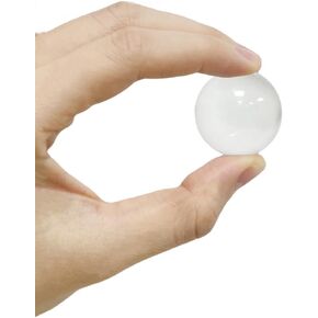 Crystal 1.2 inch Clear Crystal Ball Photography Solid Crystal Glass Ball Lens Ball Optical Glass Reflective Spheres, for Photography Accessories and Props with Gift Box (30MM)