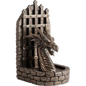 US 7.75 Inch Bookend Fantasy Dragon Guardian Collectible Display Gift