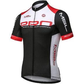 Mysenlan Short Sleeve Cycling Jersey for Man Bike Bicycle Shirts Breathable Riding Sports Jerseys