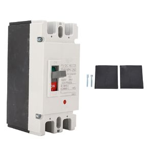 DC Circuit Breaker 200A MCCB Solar Battery Protection Switch Moulded Case Circuit Breaker 2P DC 1000V High Voltage DC Disconnect Switch