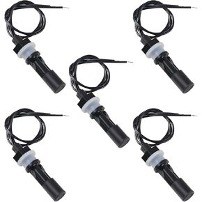7PCS M8 Float Sensor Liquid Level Sensor Fish Tank Water Level Sensor Water Float Switch Plastic Ball Float Controller Water Pump Controller for Aquariums Fish Tank Pool Pond (M8 3508)