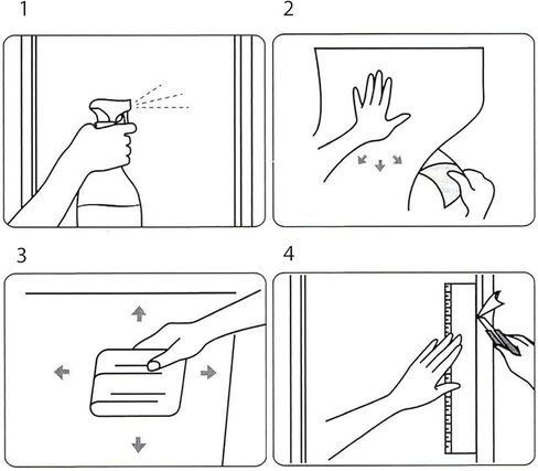 فيلم نافذة للخصوصية غير لاصق من بيست هوم فاشون، 3 × 6.5 قدم، أبيض in Kuwait