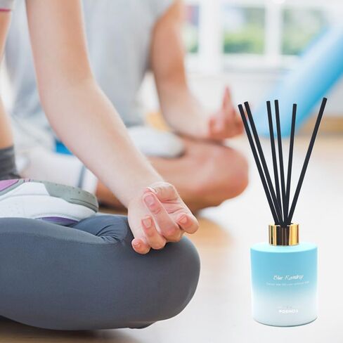 Reed Diffuser, Lily of The Valley Scented Diffuser with Rattan Sticks Home Fragrance Diffuser Oil Gift Set for Bathroom Shelf Air Fresheners Home & Office Decor,3.5fl.oz(100mml) in Kuwait