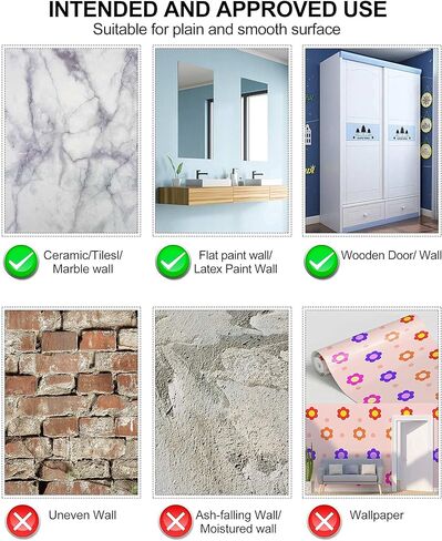 مرايا مقاومة للكسر آمنة للأطفال على الحائط، مرآة مثبتة على الحائط بطول كامل، مصنوعة من زجاج شبكي أكريليك غير قابل للكسر، قطعة واحدة مقاس 8 × 8 بوصة، مرآة خزانة باب غرفة النوم، تمرين لجسم الصالة الرياضية المنزلية in Kuwait