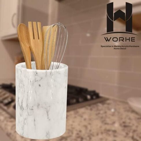 WORHE Natural Marble Wine Chiller Bucket Gift for Dad Father's day Chiller Large Size Ice Wine Kitchen Utensil Holder for Kitchen Bar Dinner Party Decor (DL019) in Saudi Arabia