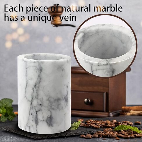 WORHE Natural Marble Wine Chiller Bucket Gift for Dad Father's day Chiller Large Size Ice Wine Kitchen Utensil Holder for Kitchen Bar Dinner Party Decor (DL019) in Saudi Arabia