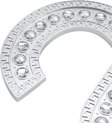 على شكل S كريستال الستار Holdbacks الفضة الستار Tiebacks 2 حزمة الستائر Tiebacks البلاستيك الأقمشة Holdbacks بلينغ الستار أصحاب السنانير لتزيين النافذة in Kuwait