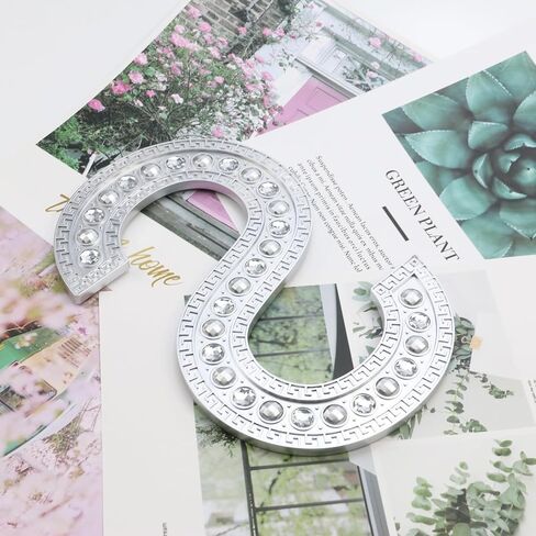 على شكل S كريستال الستار Holdbacks الفضة الستار Tiebacks 2 حزمة الستائر Tiebacks البلاستيك الأقمشة Holdbacks بلينغ الستار أصحاب السنانير لتزيين النافذة in Kuwait