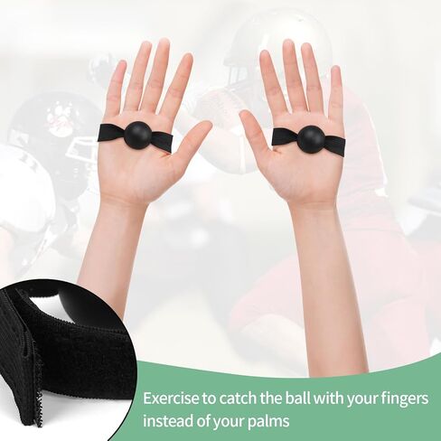 6 قطع من حزام مدرب التقاط كرة القدم: جهاز استقبال التقاط كرة القدم، حزام يد للتدريب على المساعدة، أطراف أصابع المبتدئين in Kuwait