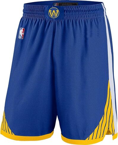شورت Golden State Warriors NBA Kids Youth 8-20 Icon Edition باللون الأزرق في الملعب Swingman Performance in Saudi Arabia