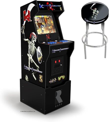 آلة Arcade1Up Killer Instinct Arcade مع الناهض والبراز in Kuwait