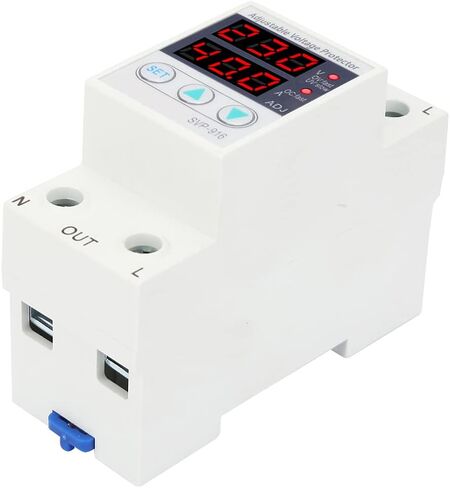 Voltage and Current Protector, Adjustable Single Phase Intelligent Miniature Circuit Breaker, Voltage Protective Device with Over Voltage Protection and Under Voltage Protection(63A) in Saudi Arabia