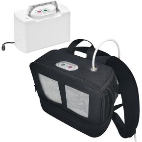 Backpack for Portable Oxygen Concentrator 3L/Min, Adjustable Straps Multiful Pockets Storage Design, for 3L/Min Portable Oxygen Concentrator