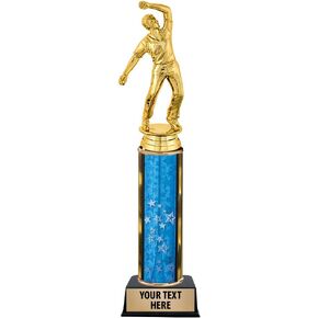 11" Cricket Bowler Trophies - Custom Cricket Trophy Awards Prime