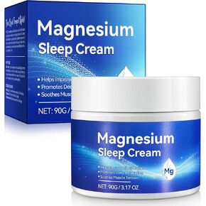 Magnesium Oil for Feet, Magnesium Lotion, Magnesium Cream, Topical Magnesium Chloride, High Concentration Genuine Zechstein Topical Magnesium Chloride