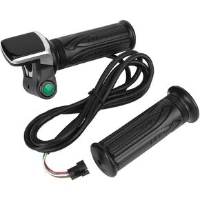 Strong and Durable Electric Bike Speed Governing Throttle Grip, Blend LCD Screen Display Electric Bicycle Throttle Grip, Electric Scooters for Electric Bicycles(48V)