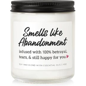 Farewell Gifts for Coworkers, Coworker Leaving Gifts for Women-9oz Aromatherapy Lavender Scented Soy Wax Candle-Funny Going Away Gifts for Friends, Goodbye Gifts, Moving Away, Retirement Gift