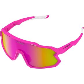 نظارات شمسية X-TIGER للأطفال مستقطبة للشباب نظارات البيسبول للأطفال من عمر 8 إلى 14 عامًا للأولاد والبنات UV400 نظارات رياضية لركوب الدراجات اللينة in Kuwait