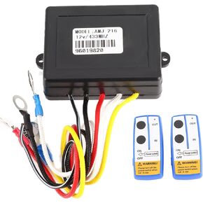 Electric Winch Wireless Remote Control Switch Controller System 150ft 12V for Jeep Truck ATV SUV for winches