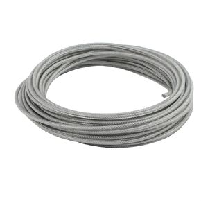 uxcell 4mm Diameter Vinyl Coated Wire Rope Aircraft Cable 16 Meters Length
