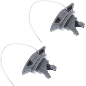 BESPORTBLE 2pcs Inflatable Boat Air Valve Inflatable Boat Spiral Air Plugs One-Way Inflation Replacement Screw Air Mattress Plug Screw for Kayak Rubber Dinghy Pool Boat Airbeds