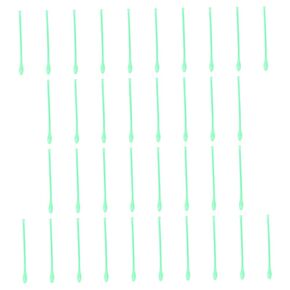 Mixing Spatulas 100 Pcs Sampling Spatula Disposable Serving Spoons Oil for Mini Spatula Mixing Mini Spoons Disposable Micro Molecular Models Miniatures Scoop Pill Double Head