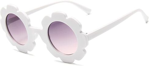 نظارات شمسية على شكل زهرة للأطفال، نظارات لطيفة على شكل زهرة، حماية من الأشعة فوق البنفسجية 400 للشاطئ الخارجي والبنات والأولاد in Kuwait