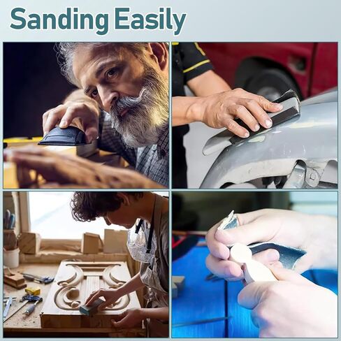 72PCS Sandpaper Sand Paper Assortment Pack 9 Grits Sand Paper for Wood Metal Car, Wet Sanding Paper 400 600 800 1000 1200 1500 2000 2500 3000 in Saudi Arabia