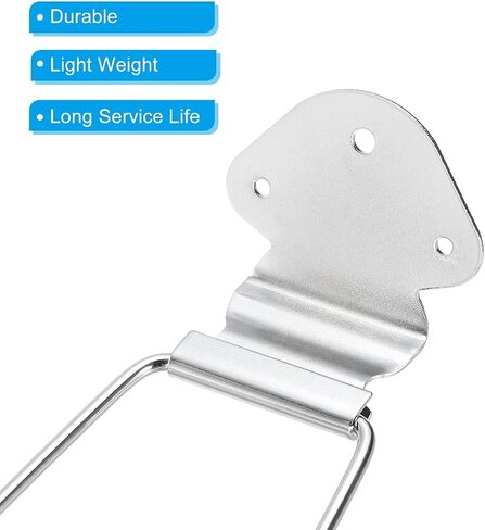 PATIKIL 6 String Guitar Trapeze Tailpiece Bridge for Jazz Acoustic Guitar Bass Replacement Silver in Saudi Arabia