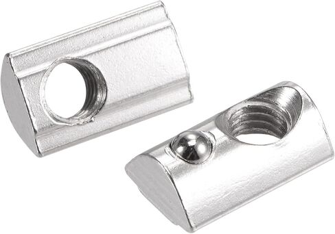 uxcell M8 T Slot Nuts Roll in Spring T-nut with Ball Carbon Steel for 4040 Series Aluminum Extrusion Profile Rail with 8mm Slot 30Pcs in Saudi Arabia