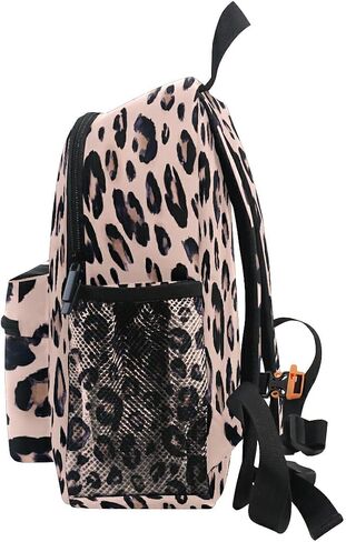 Leopard Print Cheetah Pink Backpack for Toddlers, Kid's Backpack School Bag for Boys Girls Kindergarten Preschool Bag One Size in Saudi Arabia