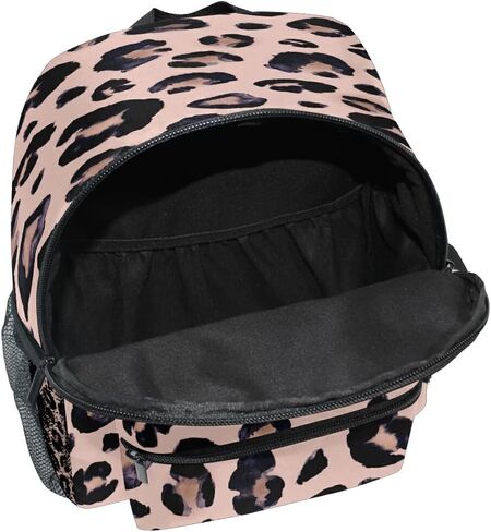Leopard Print Cheetah Pink Backpack for Toddlers, Kid's Backpack School Bag for Boys Girls Kindergarten Preschool Bag One Size in Saudi Arabia