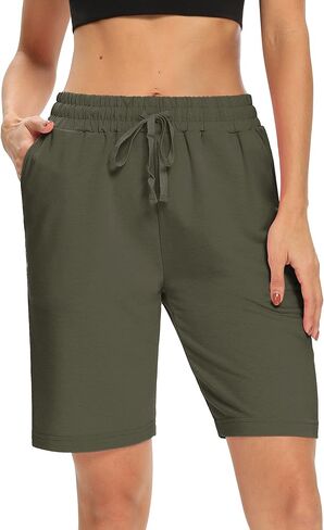 DIBAOLONG المرأة Sweatpants فضفاض مريح عادية واسعة الساق اليوغا السراويل الرباط عالية الخصر صالة بيجامة السراويل مع جيوب in Kuwait