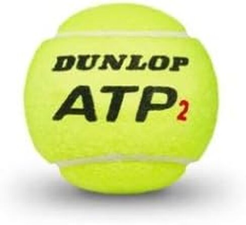 DUNLOP ATP Super Premium Regular Duty Tennis Balls - Best for Clay and Indoor Courts - 3 Ball Can (24 Cans = 1 Case) in Saudi Arabia