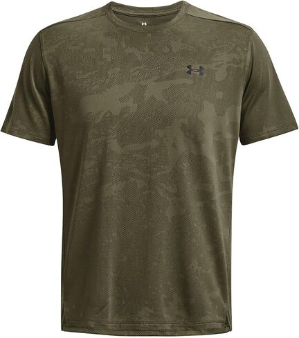 أندر آرمور UA Tech Vent Jacquard SS - 1377052-006 - رمادي ضبابي/أسود in Kuwait