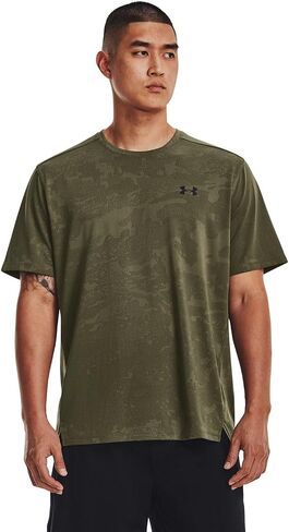 أندر آرمور UA Tech Vent Jacquard SS - 1377052-006 - رمادي ضبابي/أسود in Kuwait
