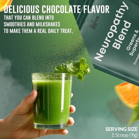 Neuropathy Superfood Blend Greens Powder for Peripheral Neuropathy with 600mg of R Alpha Lipoic Acid in Saudi Arabia
