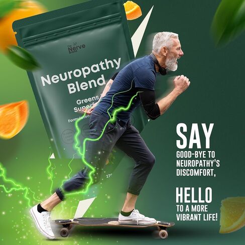 Neuropathy Superfood Blend Greens Powder for Peripheral Neuropathy with 600mg of R Alpha Lipoic Acid in Saudi Arabia