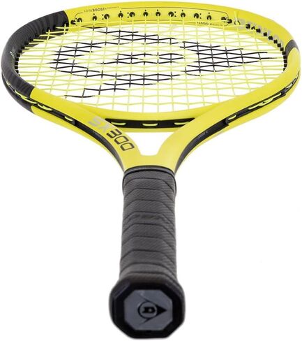 Dunlop SX 300 Tennis Racquet (Yellow/Black) Strung w Dunlop Explosive Tour 17g Silver Tennis String ~ Comfort & Control in Saudi Arabia
