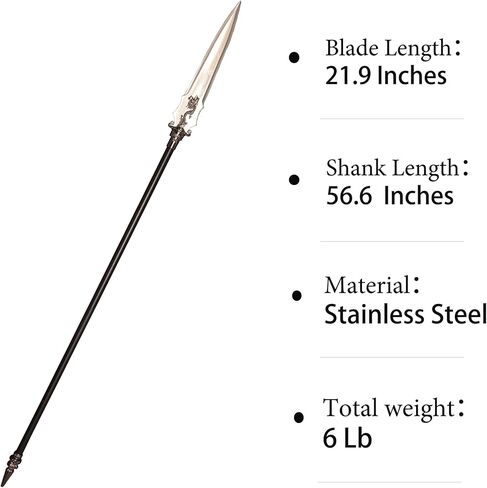 رمح أفرلورد مقاس 78.5 بوصة رمح فنون الدفاع عن النفس ذو شرابة حمراء رمح تشاو يون مجموعة ثمانية عشر سلاحًا تقليديًا غير مفتوحة in Kuwait