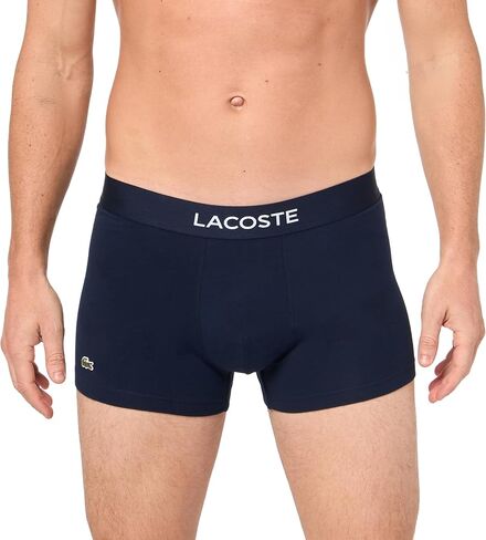 Lacoste Men's 3-Pack Cotton Stretch Valentine's Day Trunk in Saudi Arabia